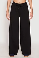 Womens Iris Drawstring Wide Leg Sweatpants,