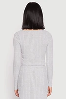 Womens Almost Famous Brushed Knit Crop Top,