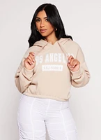 Womens City Graphic Hooded Pullover Sweatshirt,