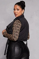 Womens Almost Famous Quilted Snap Button Front Vest, Black, Size L
