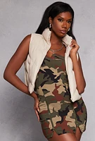 Womens Almost Famous Faux Leather Zip Front Vest,