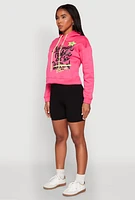 Womens Be Weird Graphic Hooded Sweatshirt,