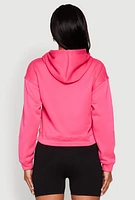 Womens Be Weird Graphic Hooded Sweatshirt,