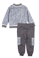 Toddler Boys Hustle Hard Bomber Jacket with Joggers, 2T