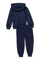 Toddler Boys Messi Logo Hoodie and Joggers, Blue, Size 2T