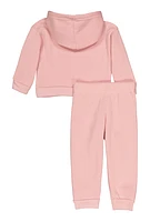 Baby Girls 12-24M Dream Big Graphic Pullover Hoodie and Joggers, Pink, Size 18M