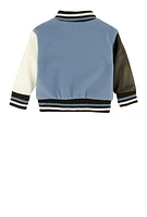 Baby Girls 0-9M From My Mama Chenille Varsity Jacket, 3M