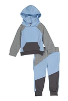 Baby Boys 12-24M Color Blocked Hoodie and Joggers,