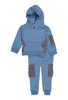 Baby Boys 12-24M Built Different 3D Graphic Hoodie and Joggers,