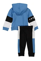 Baby Boys 12-24M Legend 23 Zip Front Hoodie and Joggers, Blue, Size 12M