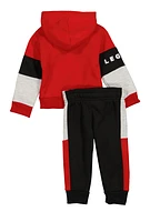 Baby Boys 12-24M Legend 23 Zip Front Hoodie and Joggers, Red, Size 12M