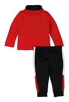 Baby Boys 12-24M Puma Logo Zip Front Track Jacket and Joggers, Red, Size 18M