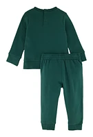 Baby Boys 12-24M Puma Graphic Sweatshirt and Joggers, Green, Size 24M