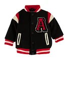 Baby Boys 12-24M Graphic Letterman Jacket,