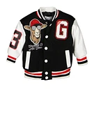 Baby Boys 0-9M Goat Chenille Patch Varsity Jacket,