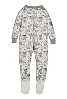 Baby Boys 12-24M Graphic Patterned Footed Pajamas,