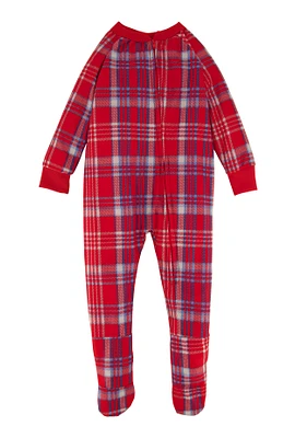 Baby Boys 12-24M Graphic Patterned Footed Pajamas, Red, Size 18M