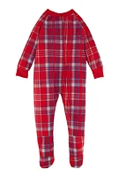 Baby Boys 12-24M Graphic Patterned Footed Pajamas, Red, Size 24M