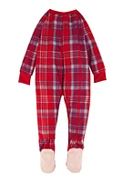 Baby Boys 12-24M Graphic Patterned Footed Pajamas, Red, Size 24M