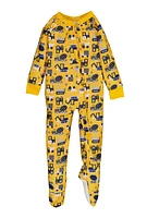 Baby Boys 12-24M Graphic Print Footed Pajamas, Yellow, Size 12M