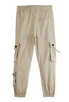 Little Boys Toggle Cargo Pocket Joggers, Khaki, Size 4