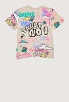 Little Boys Popeye Graffiti Graphic Tee, Multi, Size 4