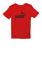 Little Boys Puma Logo Graphic Tee, Red, Size 4