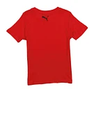 Little Boys Puma Logo Graphic Tee, Red, Size 4