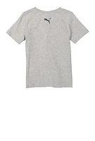 Little Boys Puma Short Sleeve T-Shirt with Socks, Grey, Size 4