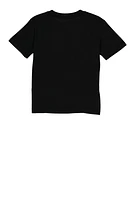 Little Boys Messi 10 Graphic Tee, Black, Size 6