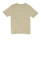 Little Boys Messi GOAT Graphic Tee, Grey, Size 4