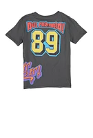 Boys Bart Simpson 89 Graphic Tee, Grey, Size 18-20