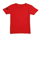 Boys Brooklyn Level Up Bear Graphic Tee, Red, Size 14-16