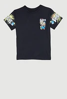 Boys Popeye Savage Graphic Tee, Black, Size L