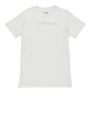 Boys Lavish Short Sleeve Graphic Tee, White, Size 8