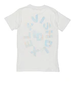 Boys Lavish Short Sleeve Graphic Tee, White, Size 8