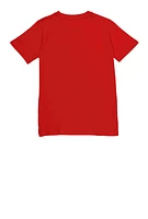 Boys Lavish Graphic Tee, Red, Size 8