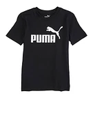 Boys Puma Short Sleeve T Shirt, Black, Size 18-20