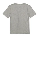 Boys Messi Greatest Of All Time Tee, Grey, Size 18