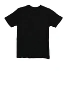 Boys 10 Messi Best In The World Tee, Black, Size 18