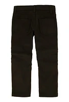 Little Boys Zip Detail Moto Skinny Jeans, Black,