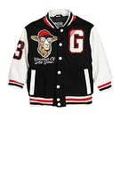 Little Boys Greatest Of All Time Varsity Jacket, 4