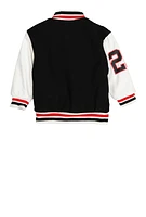 Little Boys Greatest Of All Time Varsity Jacket, 4