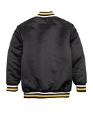 Boys Athletic Graphic Varsity Bomber Jacket,