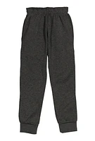 Boys Marled Pull On Joggers, Grey, Size 10-12