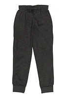 Boys Marled Pull On Joggers, Grey, Size 10-12