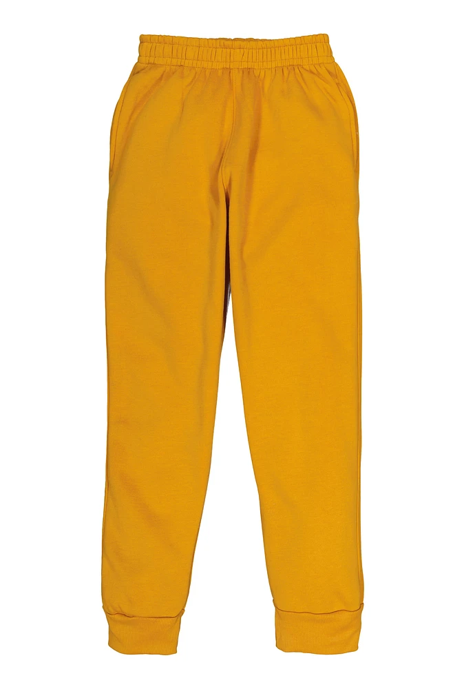 Boys Pull On Joggers, Yellow, Size 12-14