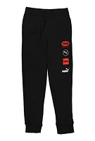 Boys Puma Sportswear Joggers, Black, Size 10-12