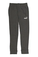 Boys Puma Core Pack French Terry Joggers, Grey, Size 8