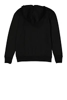 Boys Hungry Dogs Never Loyal Pullover Hoodie, Black, Size 10-12